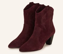Stiefeletten CASEY - DUNKELROT