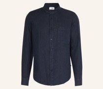 Leinenhemd EDDIE Regular Fit mit Stehkragen