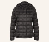 Steppjacke mit abnehmbarer Kapuze