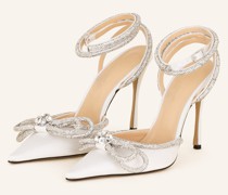 Slingpumps DOUBLE CRYSTAL BOW mit Schmucksteinen