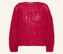 Oversized-Pullover aus Mohair