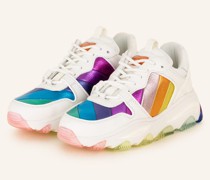 Sneaker LETTIE EAGLE - WEISS/ BLAU/ LILA