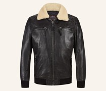 Lederjacke MSBEN mit Echtfell