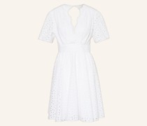 Kleid AUREO mit Lochspitze und Stickereien