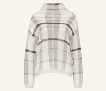 Pullover mit Glitzergarn