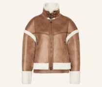 Bikerjacke JANIE mit Kunstfell