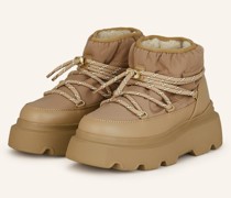 Plateau-Boots ENDURANCE PUFFER - BEIGE