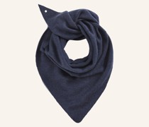 Linksgestricktes Premium Dreieckstuch aus Wolle