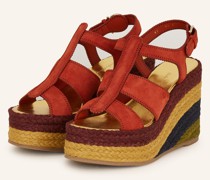 Plateau-Wedges RENEE - DUNKELORANGE