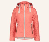 Steppjacke mit abnehmbarer Kapuze