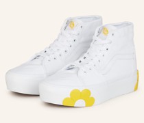 Hightop-Sneaker SK8-HI - WEISS/ DUNKELGELB