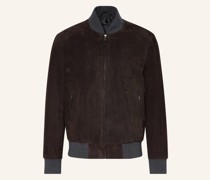 Leder-Blouson