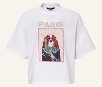 T-Shirt DOG mit Schmucksteinbesatz