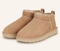 Boots CLASSIC ULTRA MINI - BEIGE