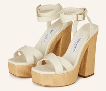 Plateau-Sandaletten GAIA - CREME