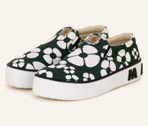 Slip-on-Sneaker - GRÜN/ WEISS