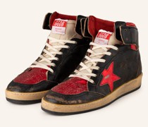 Hightop-Sneaker SKY STAR - SCHWARZ/ ROT
