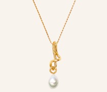 Kette KNOT PEARL DROP by GLAMBOU