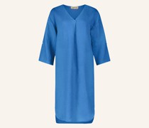 Leinenkleid mit 3/4-Arm