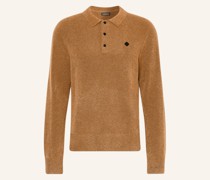 Strick-Poloshirt