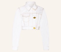 Cropped-Jeansjacke