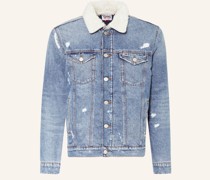 Jeansjacke TEDDY mit Teddyfell