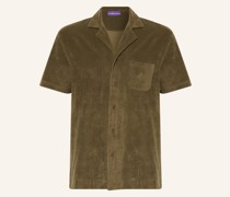 Resorthemd Slim Fit aus Frottee
