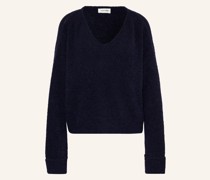 Cropped-Pullover mit Alpaka