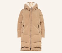Steppmantel FROST LONG mit Kunstfell