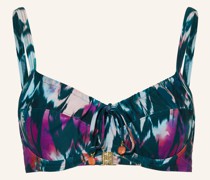 Bügel-Bikini-Top IKAT TEAL