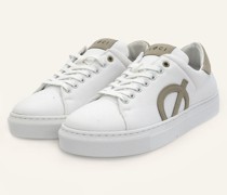 Sneaker LOCI NINE - WEISS/ HELLBRAUN