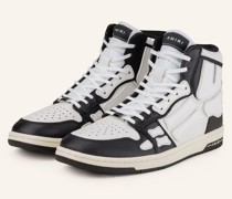 Hightop-Sneaker SKELETON - SCHWARZ/ WEISS