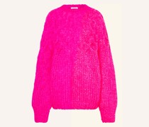 Oversized-Pullover aus Mohair
