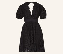 Kleid AUREO mit Lochspitze und Stickereien