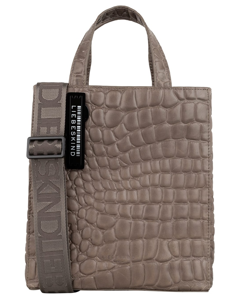 Borsa A Sacchetto LIEBESKIND Pb Naplack Paperbag, Pelle, Taglia Extra Small, Nera - 5
