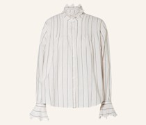 Bluse mit Leinen