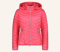Steppjacke mit abnehmbarer Kapuze