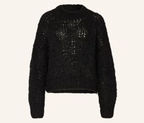 Oversized-Pullover aus Alpaka