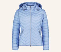 Steppjacke mit abnehmbarer Kapuze