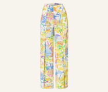 Marlenehose mit Leinen