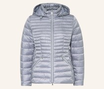 Steppjacke mit abnehmbarer Kapuze