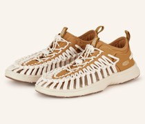 Slip-on-Sneaker UNEEK O3 - COGNAC/ ECRU