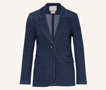 Jerseyblazer in Jeansoptik