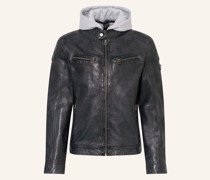 Lederjacke GMLYRON mit abnehmbarer Blende