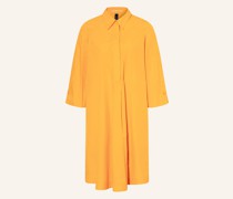 Hemdblusenkleid mit 3/4-Arm