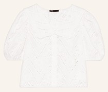 Bluse COISINA mit Lochstickereien