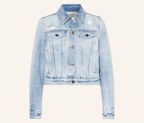 Cropped-Jeansjacke