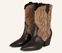 Cowboy Boots - SCHWARZ/ GRAU