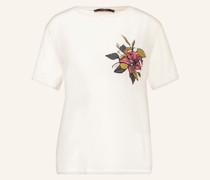 T-Shirt DANZICA im Materialmix mit Seide