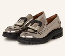 Plateau-Loafer - SILBER